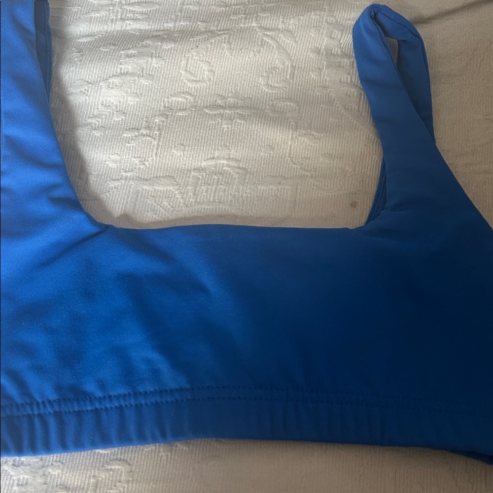 Blue Sports Bra